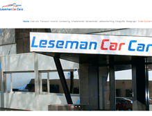 Tablet Screenshot of lesemancarcare.nl